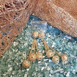 NWT 14K GOLD FILLED DANGLES